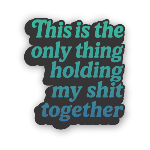 Sticker - Holding Shit